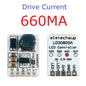 LD3080SA 20W Constant Current LED Driver – DC 3.7-30V PWM Dimming Module with 330/500/660/910mA Selectable Output for Flashlight Headlight