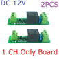 PDMRA01 Single-Channel PLC Signal Amplifier Relay Module, DC 12V/24V, NPN and PNP Switching Interface Board