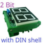 DM18A01 DM18B02 DM18C04 1.8 RS485 Modbus RTU LED Display Module – DC 12V/24V Digital Tube Panel Meter for PLC HMI Industrial Automation