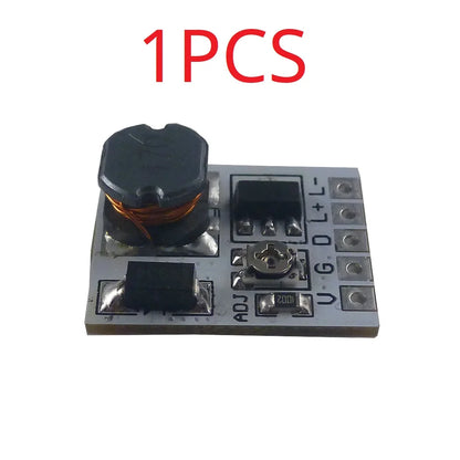 LD24AJTA_MINI 22W LED Driver Module – 6-25V 910mA Adjustable Constant Current Step-Down Converter with 5000:1 PWM Dimming for Arduino