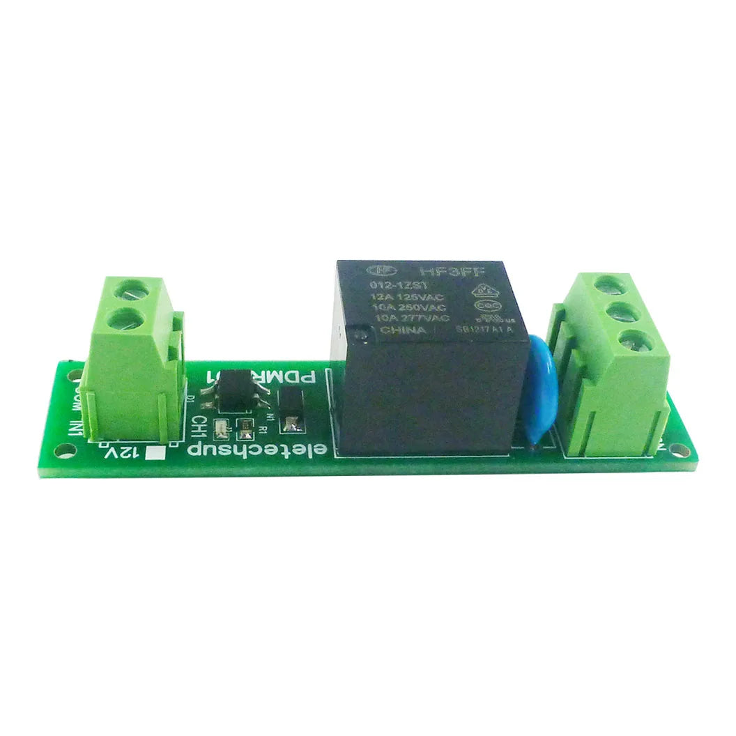 PDMRA01 Single-Channel PLC Signal Amplifier Relay Module, DC 12V/24V, NPN and PNP Switching Interface Board