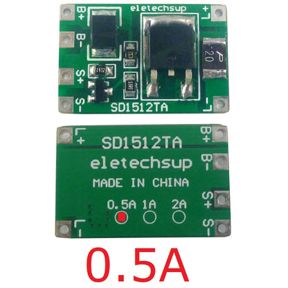 SD1512TA Solar Charge Controller – 3-18V 0.5-2A Lithium Battery Charger with Auto Day/Night Switch for LED Street Light