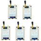 RT5BF01 433MHz DIN Rail RS485 Wireless Transceiver – 20dBm Modbus RTU Module with DIP Switch for PLC Industrial Automation