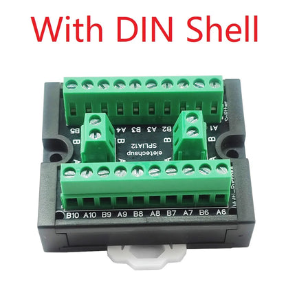 SPLIA12 4-in-1 Bus Hub – RS485/I2C/CAN/1-Wire Splitter with Master-Slave Ring Network for ESP32 Remote IO PV Inverter PLC HMI
