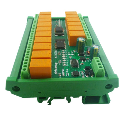 N4ROE16 16CH RS485 Multifunction Relay Module with 3A Switch Digital Output, DC 12V 24V - Integrated Circuit