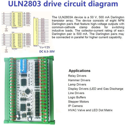 N4D3E16_PRO 16CH Bidirectional Digital IO Module – RS485 Modbus RTU Full-Duplex Transparent Transmission DIP Switch Board for PLC Expansion