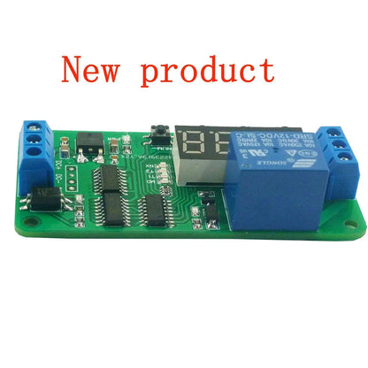 CE030 18-Mode Multifunction Timer Relay – DC 5-24V 10A Programmable Delay Switch with 0.1s-270h Adjustable Time for PLC Smart Home