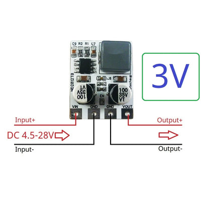 ND2812TB 5A Synchronous Buck Converter – DC 5-30V to 3.3V/5V/12V Adjustable Step-Down Regulator with 94% Efficiency for Motor LED E-Bike