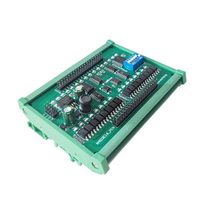 N4D3E16 16DI 16DO RS485 Modbus RTU Remote I/O Module, DC 9V/12V/24V, Digital Switch Control Board for PLC and HMI