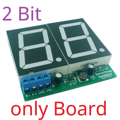 DM18A01 DM18B02 DM18C04 1.8 RS485 Modbus RTU LED Display Module – DC 12V/24V Digital Tube Panel Meter for PLC HMI Industrial Automation