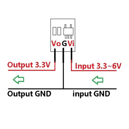 5Pcs DD0503MB 3.3V DC-DC Buck Converter – 3.3-6V Step-Down Regulator Module for FPV Drone Camera UAV Embedded Systems