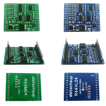 R44IM04/R44VL04 12CH RS485 Modbus RTU Mixed IO Module – 4AI 4DI 4DO Analog Digital Remote I/O Board for PLC Inverter Converter