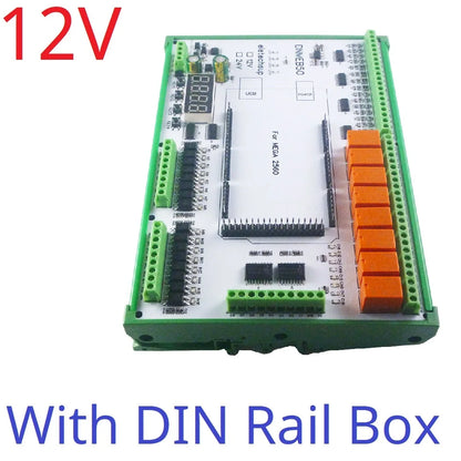 DNMEB50 16AI 16DI 16DO RS485 Modbus I/O and Relay Expansion Board, Compatible with Arduino MEGA 2560 and PLC Control