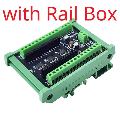 DNLCB30 1MHz Bidirectional Level Converter DIN Rail Board – 3.3V/5V LvTTL to TTL IO Shifter for ESP32 WROOM-32 Arduino IOT
