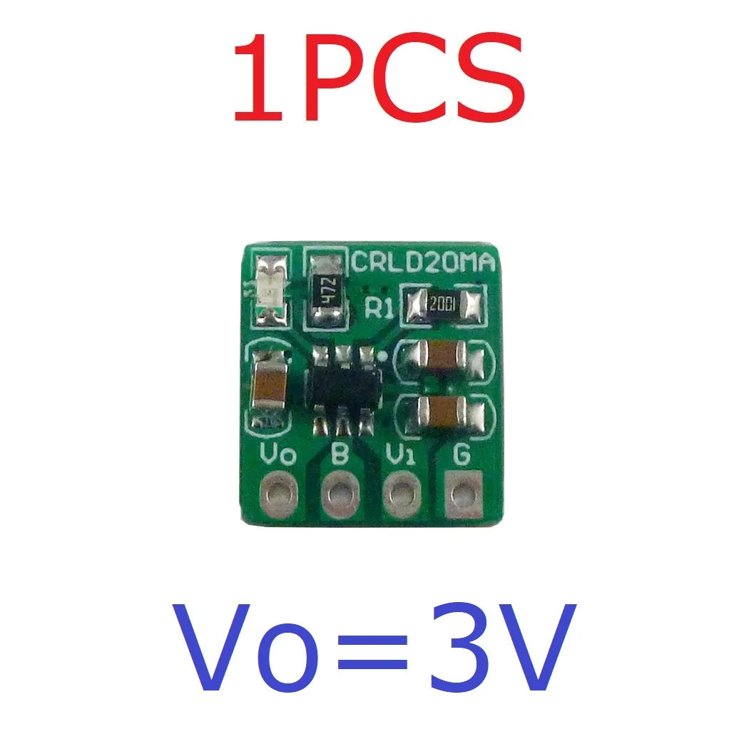 CRLD20MA 2-in-1 Battery Charger & LDO Converter – DC 5V to 4.2V 500mA Charging + 3.7V to 3.3V 250mA Step-Down for 18650 Li-Ion Li-Po