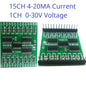 N4CID08/N4CIE16/N4CIF24 8-24CH 4-20mA/0-30V to RS485 Converter – 2.54mm Pin Modbus RTU Analog Input ADC Collector Board for PLC SCADA DCS
