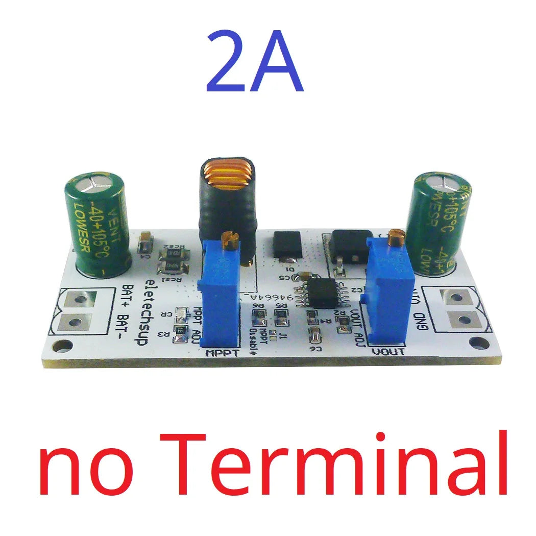 SD29AJTC 4A MPPT Solar Charge Controller – 3.6-24V Buck Charger Module for Li-ion LiPo LiFePO4 Batteries Compatible with 9V-24V Solar Panels