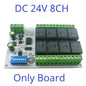 RYR408B 8CH 10A RS485 Relay Module – DIP Switch Configurable Modbus RTU PLC Remote IO Board with 8 Commands for Industrial Automation