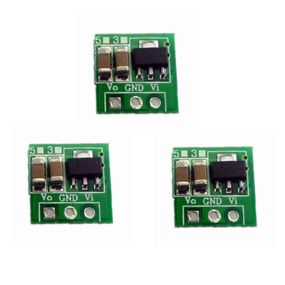 3-Pack DC-DC Boost Converter 0.8–3.3V to 3.3V Step-Up Voltage Regulator Module