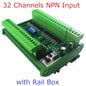 24DIA16/24DIB32/24DIC48 16-48CH Digital Input Module – NPN/PNP Switch PLC IO Expansion Board with 3000VDC Isolation RS485 Modbus RTU