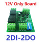 12CH Modbus RTU Relay Module – RS485 10A Digital Output Board with Opto-Isolated Inputs DIN Rail for PLC Industrial Automation