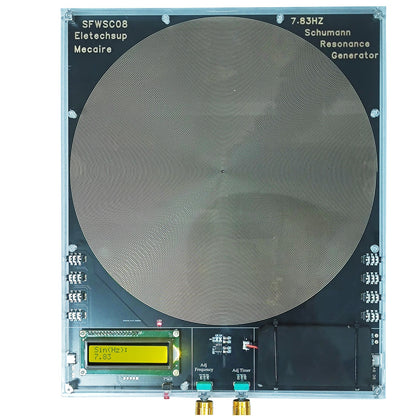 SFWSC08 8CH 250mm Schumann Resonance Generator – 25 Frequencies 7.83Hz Sleep Aid Device with 0.01-100000Hz Adjustable for Meditation Relaxation