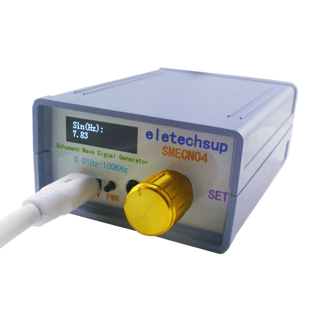 SMECN04 0.01-100kHz Schumann Resonance Generator – 7.83Hz Pure Sine Wave Sleep Aid Device for Relaxation Meditation Stress Relief