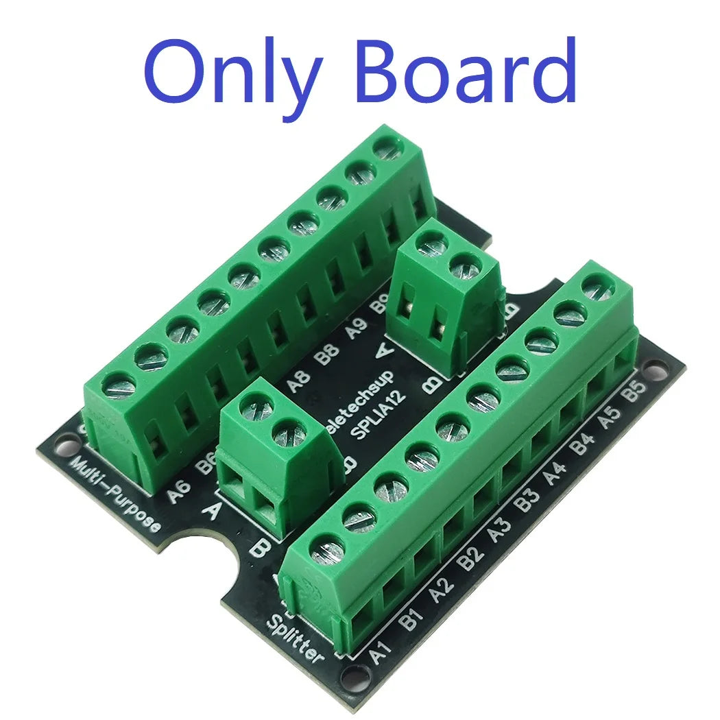 SPLIA12 4-in-1 Bus Hub – RS485/I2C/CAN/1-Wire Splitter with Master-Slave Ring Network for ESP32 Remote IO PV Inverter PLC HMI