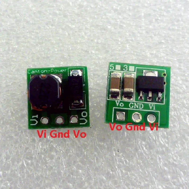 3-Pack DC-DC Boost Converter 0.8–3.3V to 3.3V Step-Up Voltage Regulator Module