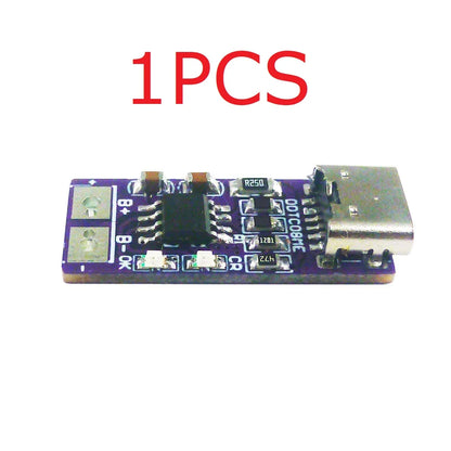 USB-C PD QC FCP 5V to 4.2V 1A Li-ion Li-Po Battery Charger Module for 3.7V 18650 Cells