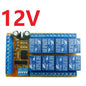 IO25E08 8CH Multifunction Relay Module – DC 5V/12V/24V Power Conditioner Sequencer with Interlock Latch Self-locking Momentary Modes