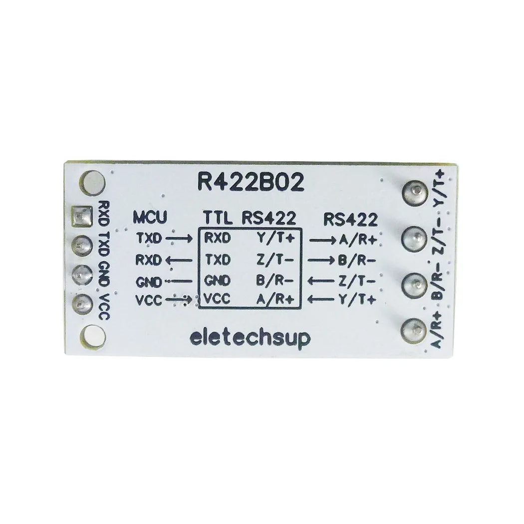 R422B02 RS232 TTL to RS422 Converter Module – 3.3V/5V UART Serial Transceiver for Raspberry Pi