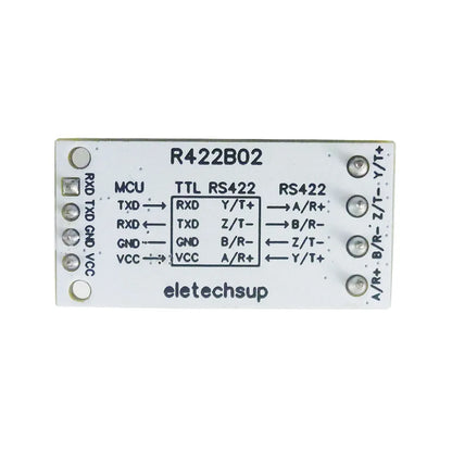R422B02 RS232 TTL to RS422 Converter Module – 3.3V/5V UART Serial Transceiver for Raspberry Pi