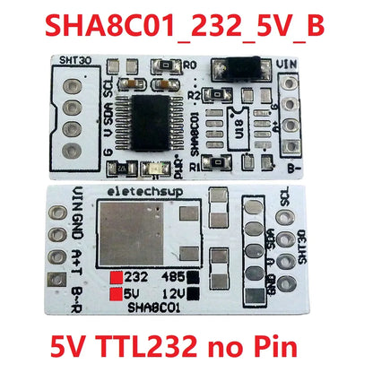 SHT30 Temperature & Humidity Sensor Module – RS485 RS232 TTL Modbus RTU, -40°C to 125°C, 0–100% RH