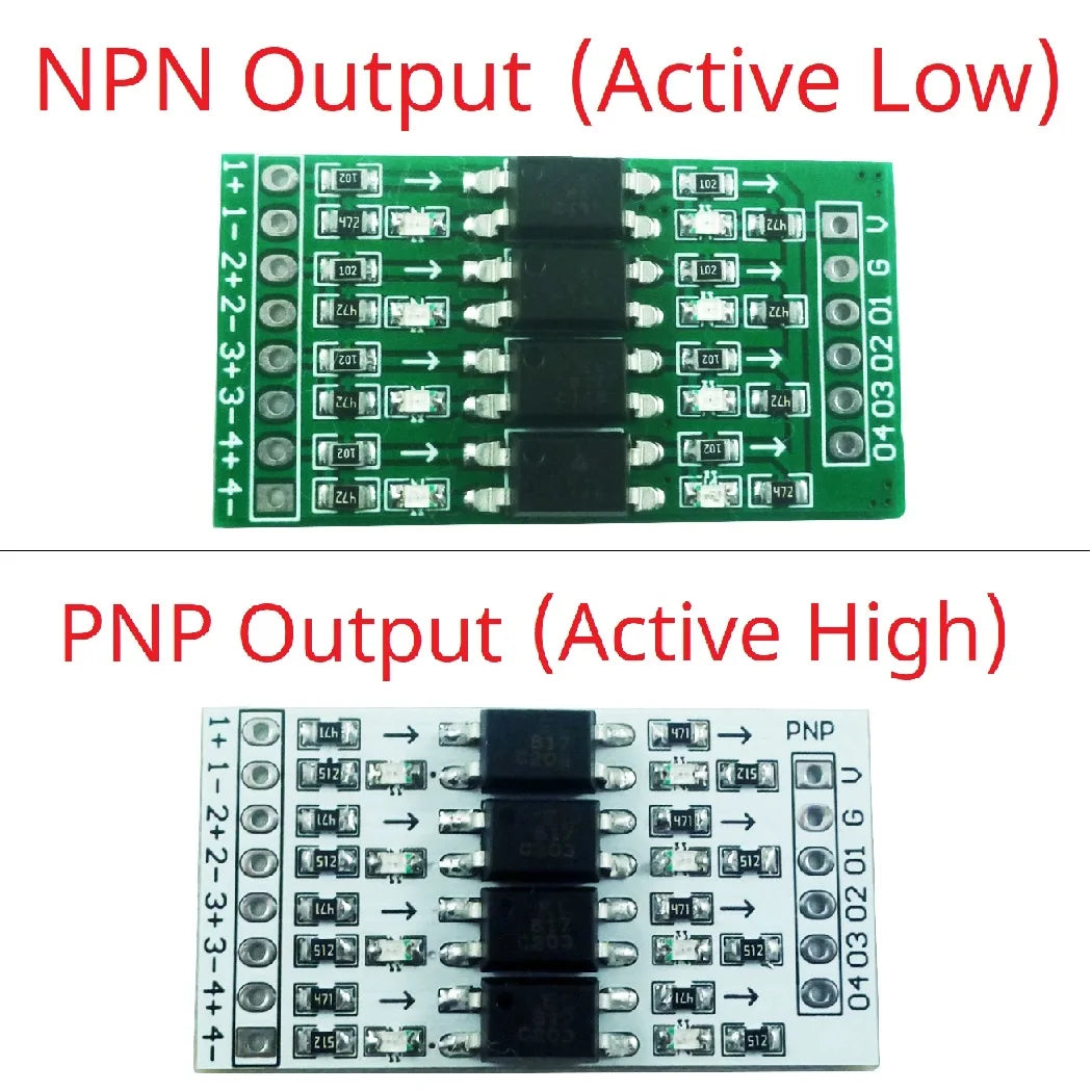 3.3V 5V 12V 24V Digital Signal Isolation Module – 10kHz DI-DO Optocoupler Logic Level Converter for PLC RS485 IO Communication