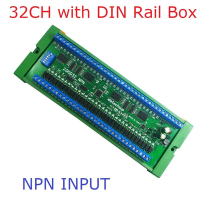 23IOD32 32CH RS485 Modbus RTU Remote IO Module – Optically Isolated Solid State Relay Board with NPN/PNP Input for PLC Expansion