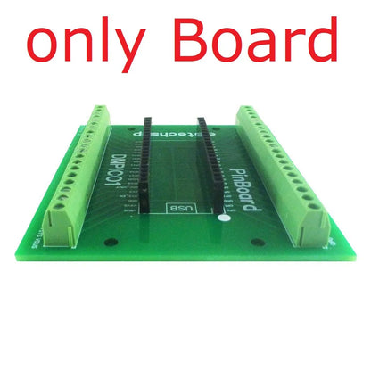 DNPIC01 DIN Rail Mount Screw Terminal Adapter – 3.96mm Breakout Board for Raspberry Pi Pico RP2040 Industrial PLC Automation