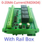 R4DIK04/R4DVI04 4AI-4DI-4DO Mixed IO Module – RS485 Modbus RTU 4-20mA/0-10V Analog Digital Relay Board for PLC Remote IO Expansion