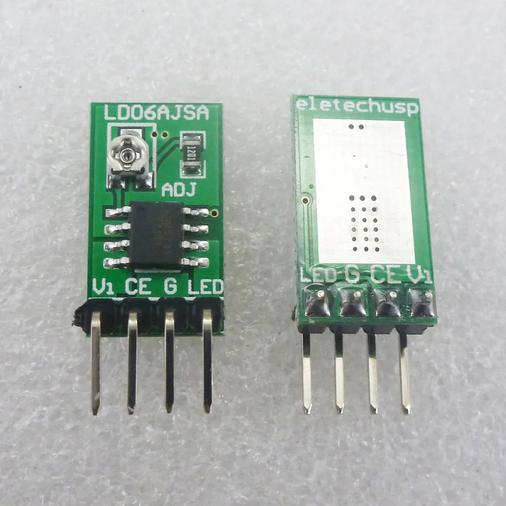 3-Pack LD06AJSA PWM Constant Current LED Driver Module – DC 3–6V Adjustable Brightness for Arduino