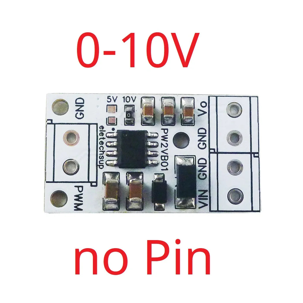 PW1VA01 1CH PWM to DAC Converter Module – 0-5V/0-10V Analog Voltage Output for Arduino UNO MEGA2560 PLC Raspberry Pi ESP32 NodeMCU