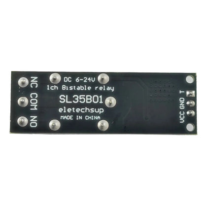 SL35B01/SL35B02/SL35B04 1-4CH Flip-Flop Relay Module – DC 5-24V Bistable Self-Locking Switch with 10A Output for Arduino UNO Raspberry Pi ESP32