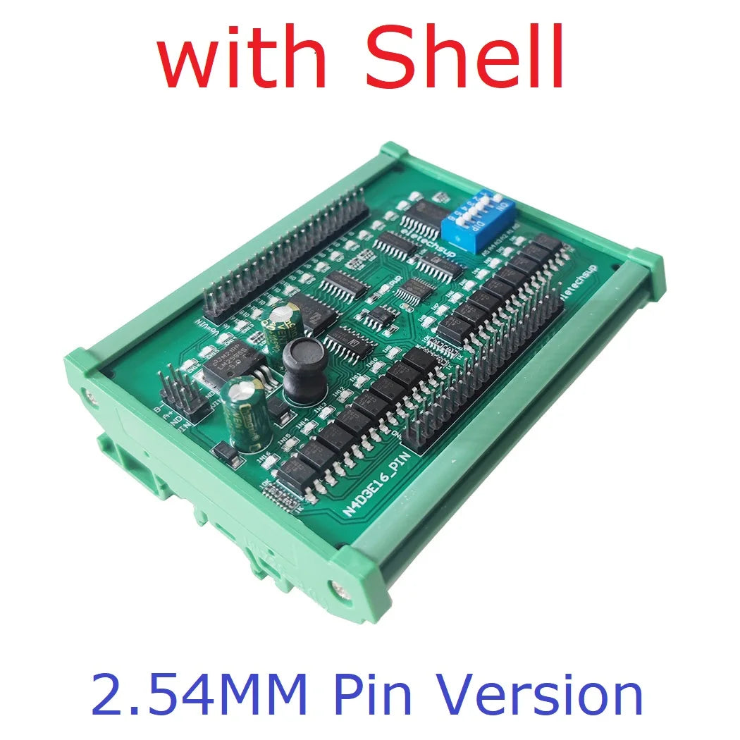 N4D3E16 16DI 16DO RS485 Modbus RTU Remote I/O Module, DC 9V/12V/24V, Digital Switch Control Board for PLC and HMI