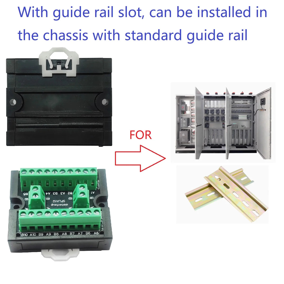 SPLIA12 4-in-1 Bus Hub – RS485/I2C/CAN/1-Wire Splitter with Master-Slave Ring Network for ESP32 Remote IO PV Inverter PLC HMI