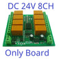 N4ROD08 8CH Modbus RTU RS485 Relay Module – 3A Multifunction DIN Rail Controller with 8 Commands for PLC HMI Smart Home