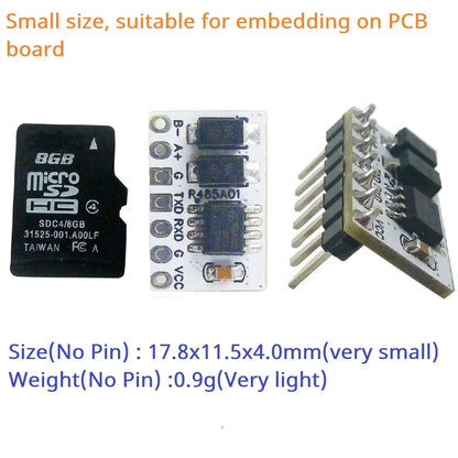 R485A01 High-Speed RS485 to TTL UART Serial Converter Module for Arduino MEGA 2560 Master-Slave Communication Networks