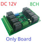 RYN404E/RYN408F 4/8CH Pluggable Relay Module – RS485 Modbus RTU with DIP Switch Slave ID & Baud Rate for PLC Automation