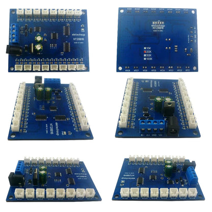 NT28B16 16CH RS485 Temperature Collector – Modbus RTU Paperless Recorder with 10K/20K/50K/100K B3950 NTC Sensor for PLC SCADA