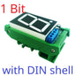 DM18A01 DM18B02 DM18C04 1.8 RS485 Modbus RTU LED Display Module – DC 12V/24V Digital Tube Panel Meter for PLC HMI Industrial Automation