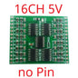 N4CIE16 16CH Remote IO Core Board – 15x 4-20mA Current & 1x 0-30V Voltage Input Modbus RTU RS485 2.54mm Pin ADC Module for PLC SCADA