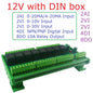 R4A8H08 RS485 Modbus RTU PLC I/O Module with 8 Relay Outputs, 4 Digital Inputs and 8 Analog Inputs for 4–20mA and 0–10V Signals